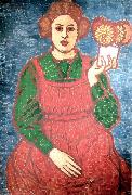 Jozsef Rippl-Ronai Anella is Holding Flowers Germany oil painting artist